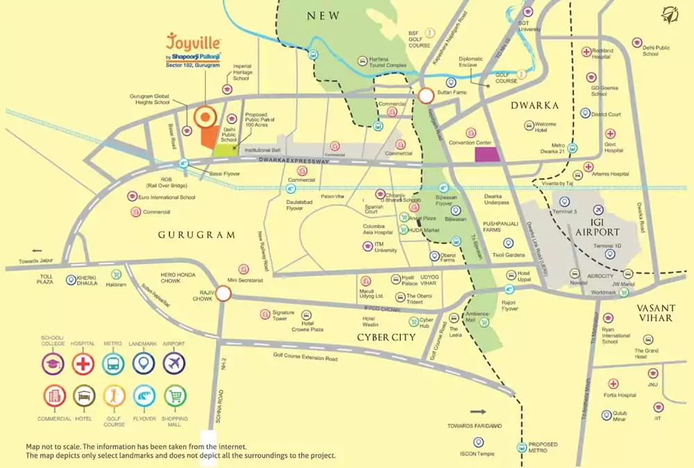 joyville-gurgaon-location-map